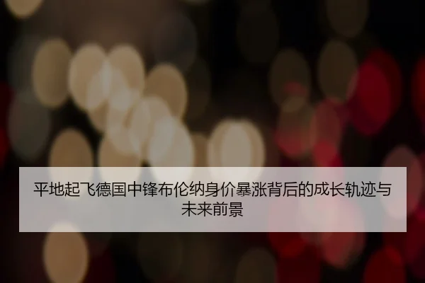 平地起飞德国中锋布伦纳身价暴涨背后的成长轨迹与未来前景